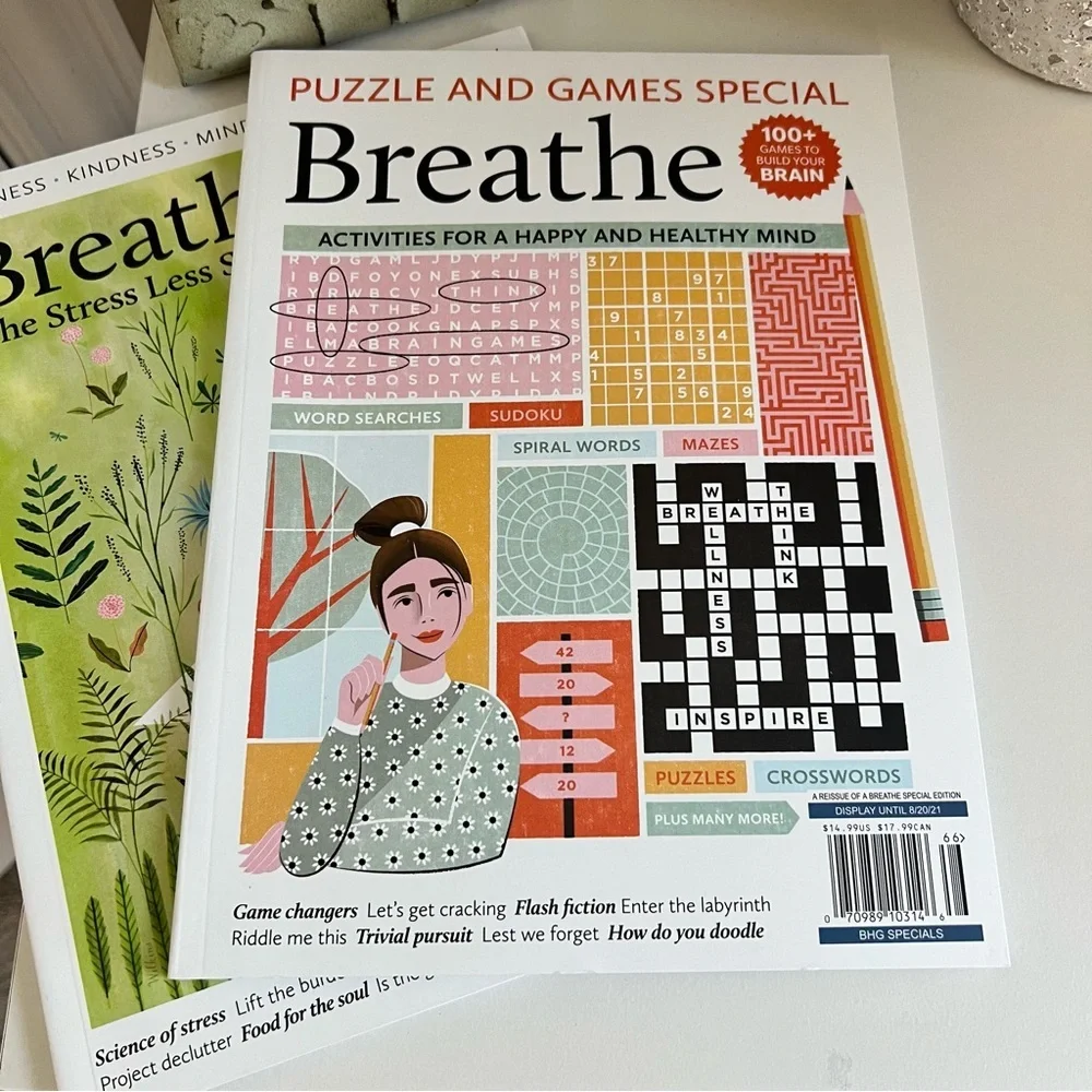 $91 Retail Value! Set of 8 Adult Activity Books